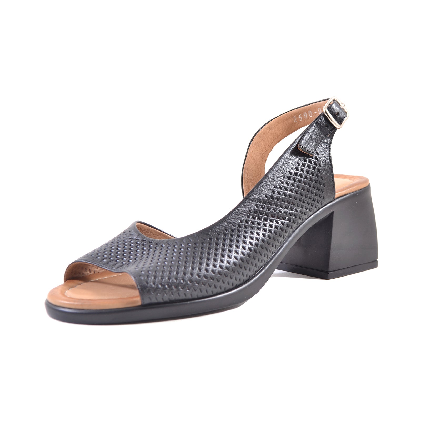 Sandale Anna Viotti D2590 Negre Imagine principală a produsului